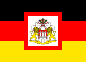 [Car Flag for Senate Syndics (Hamburg, Germany)]